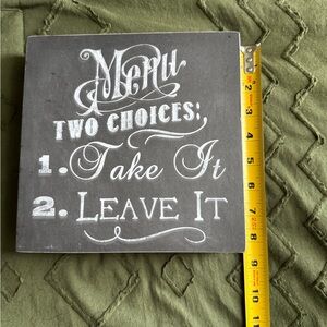 Decorative Kitchen Sign